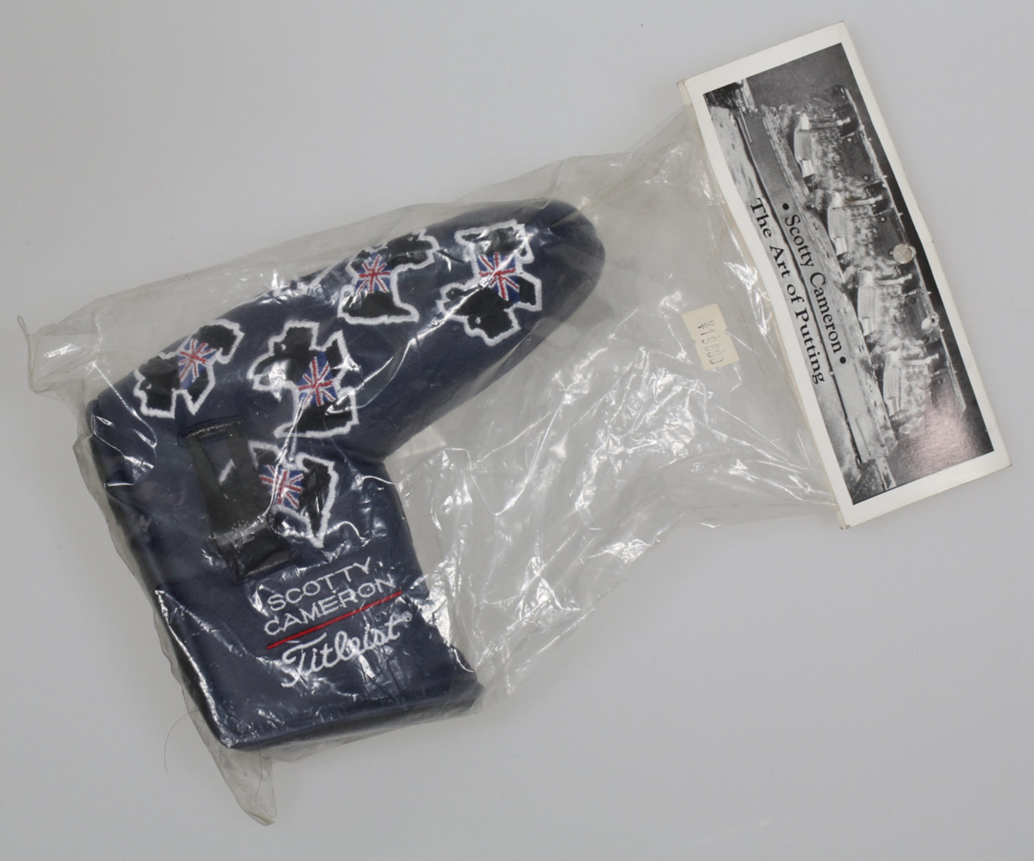 SCOTTY CAMERON 2004 ブリティッシュオープン グリーンフォーク付き パターカバーの画像