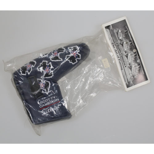 SCOTTY CAMERON 2004 ブリティッシュオープン グリーンフォーク付き パターカバーの画像